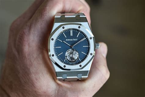 audemars piguet tourbillon in acciaio cronograph royal oak